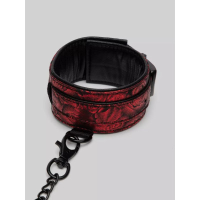 Красно-черные оковы Reversible Faux Leather Ankle Cuffs Красно-черные оковы Reversible Faux Leather Ankle Cuffs