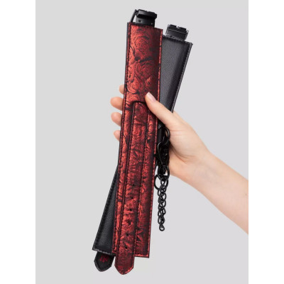 Красно-черные оковы Reversible Faux Leather Ankle Cuffs Красно-черные оковы Reversible Faux Leather Ankle Cuffs