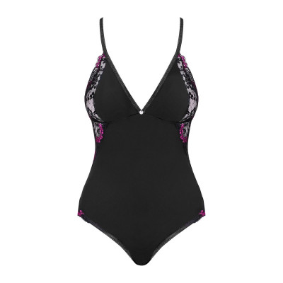 Очаровательное боди Vanessme с кружевными вставками Очаровательное боди Vanessme с кружевными вставками