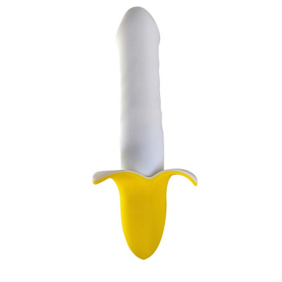 Мощный пульсатор в форме банана Banana Pulsator - 19,5 см. Мощный пульсатор в форме банана Banana Pulsator - 19,5 см.