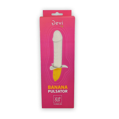 Мощный пульсатор в форме банана Banana Pulsator - 19,5 см. Мощный пульсатор в форме банана Banana Pulsator - 19,5 см.