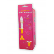 Мощный пульсатор в форме банана Banana Pulsator - 19,5 см.