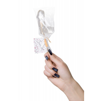 Прозрачный леденец в форме фаллоса со вкусом пина колады Прозрачный леденец в форме фаллоса со вкусом пина колады