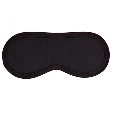 Черная маска на глаза на тонких резинках Черная маска на глаза на тонких резинках