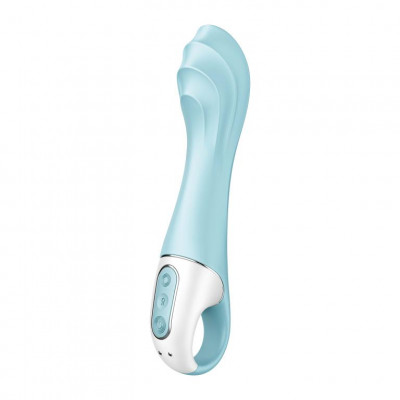 Голубой вибромассажер Air Pump Vibrator 5+ - 21 см. Голубой вибромассажер Air Pump Vibrator 5+ - 21 см.