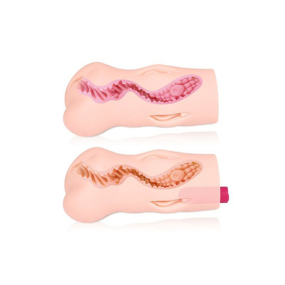 Телесный вибромастурбатор-вагина Dream Auto Телесный вибромастурбатор-вагина Dream Auto