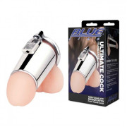 Серебристая сплошная клетка для фаллоса Ultimate Cock Tease Cage