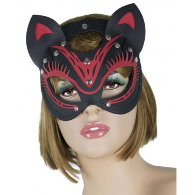 Маска кошки с маленькими ушками Маска кошки с маленькими ушками