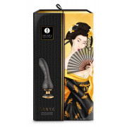 Черный вибростимулятор SANYA - 18,5 см.