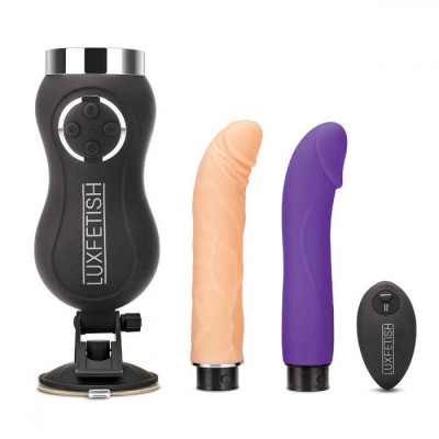 Портативная секс-машина Thrusting Compact Sex Machine c 2 насадками Портативная секс-машина Thrusting Compact Sex Machine c 2 насадками