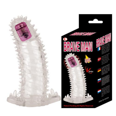 Насадка-удлинитель с пупырышками, усиками и вибропулькой Насадка-удлинитель с пупырышками, усиками и вибропулькой