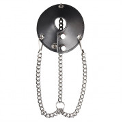 Утяжка для мошонки из искусственной кожи с цепочками PARACHUTE BALL STRETCHER