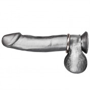 Стальное эрекционное кольцо STEEL COCK RING - 4.5 см.