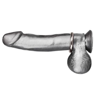 Стальное эрекционное кольцо STEEL COCK RING - 4.8 см. Стальное эрекционное кольцо STEEL COCK RING - 4.8 см.