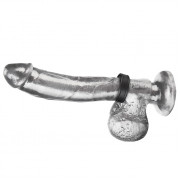 Кольцо на пенис из искусственной кожи на липучке VELCRO COCK RING - 5 см.