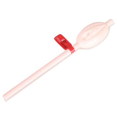 Трубочка для напитков в виде вагины Трубочка для напитков в виде вагины