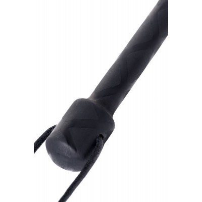 Чёрный стек с фигуркой леопарда на наконечнике - 50 см. Чёрный стек с фигуркой леопарда на наконечнике - 50 см.