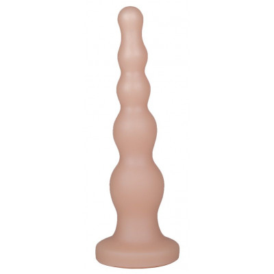 Телесная анальная ёлочка - 17,5 см. Телесная анальная ёлочка - 17,5 см.