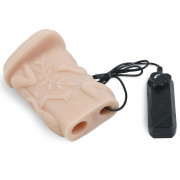 Мастурбатор-вагина из кибер-кожи с выносным пультом управления вибрацией