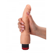 Гелевый вибратор без мошонки - 19,3 см.