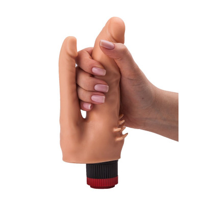 Анально-вагинальный вибромассажёр с шипами для массажа клитора - 17 см. Анально-вагинальный вибромассажёр с шипами для массажа клитора - 17 см.