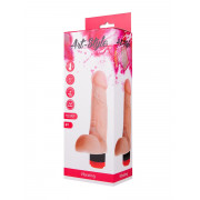 Реалистичный вибратор ART-Style №7 с мошонкой - 19,5 см.