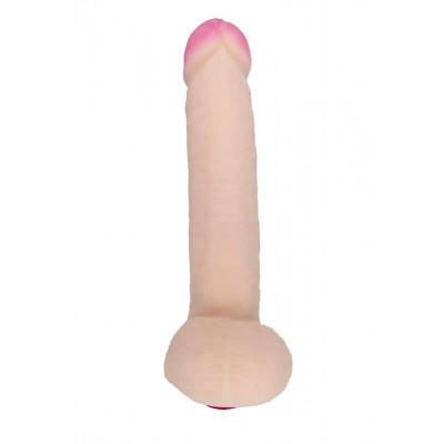 Реалистичный по форме и на ощупь вибратор - 27,2 см. Реалистичный по форме и на ощупь вибратор - 27,2 см.