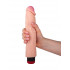 Вибратор-реалистик с розовой головкой - 26,2 см. Вибратор-реалистик с розовой головкой - 26,2 см.
