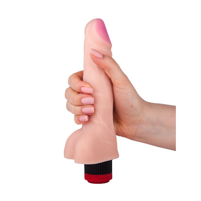 Реалистичный виброфаллос из неоскин - 22,2 см. Реалистичный виброфаллос из неоскин - 22,2 см.