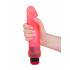 Розовый гелевый виброфаллос без мошонки - 20,5 см. Розовый гелевый виброфаллос без мошонки - 20,5 см.
