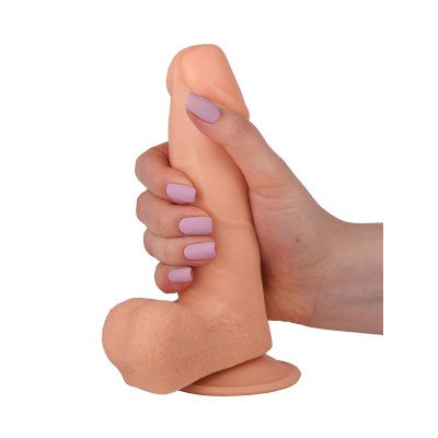 Гелевый фаллоимитатор-реалистик на присоске - 15,5 см. Гелевый фаллоимитатор-реалистик на присоске - 15,5 см.