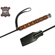 Чёрный стек с фигурной ручкой - 70 см.