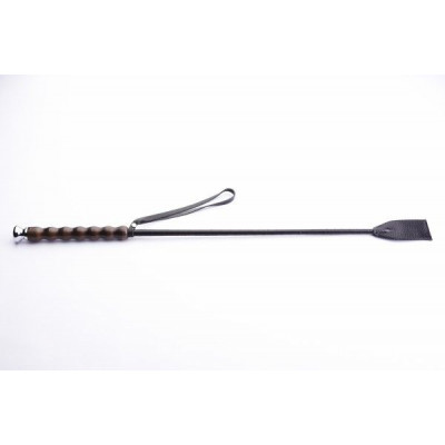 Чёрный стек с фигурной ручкой - 70 см. Чёрный стек с фигурной ручкой - 70 см.