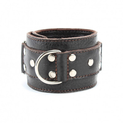 Коричневые кожаные наручники Коричневые кожаные наручники