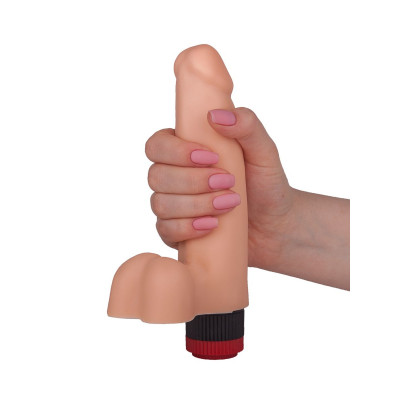 Реалистичный фаллоимитатор с вибрацией - 16,5 см. Реалистичный фаллоимитатор с вибрацией - 16,5 см.