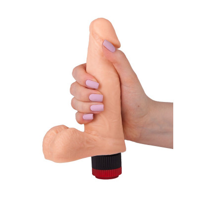 Реалистичный вибромассажёр из геля - 16,5 см. Реалистичный вибромассажёр из геля - 16,5 см.