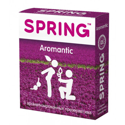 Ароматизированные презервативы SPRING AROMANTIC - 3 шт. Ароматизированные презервативы SPRING AROMANTIC - 3 шт.