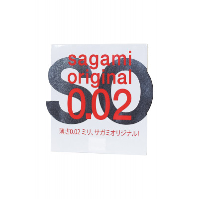 Ультратонкий презерватив Sagami Original 0.02 - 1 шт. Ультратонкий презерватив Sagami Original 0.02 - 1 шт.