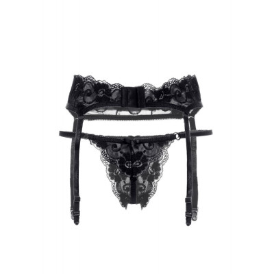Кружевной пояс для чулок и трусики-стринги Tatyana Кружевной пояс для чулок и трусики-стринги Tatyana