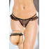 Ажурные трусики-стринг с рюшами и пикантным разрезом Ажурные трусики-стринг с рюшами и пикантным разрезом