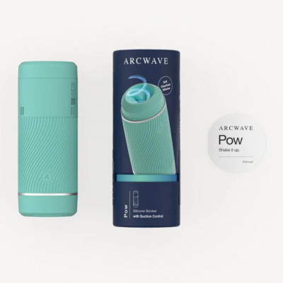 Мятный мастурбатор с контролем всасывания Arcwave Pow Stroker Мятный мастурбатор с контролем всасывания Arcwave Pow Stroker