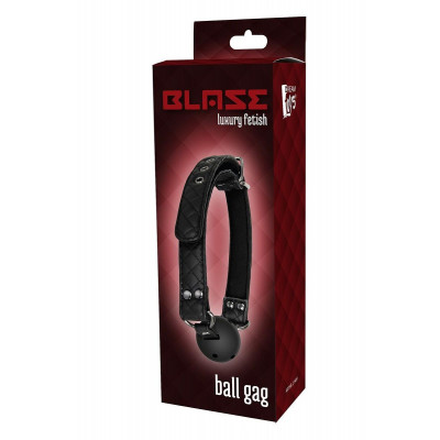 Черный кляп-шарик BALL GAG DIAMOND Черный кляп-шарик BALL GAG DIAMOND