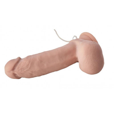 Телесный вибромассажер DARING DUKE - 18 см. Телесный вибромассажер DARING DUKE - 18 см.