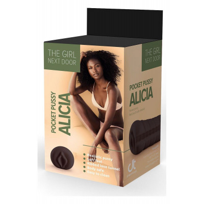 Коричневый мастурбатор-вагина ALICIA Коричневый мастурбатор-вагина ALICIA