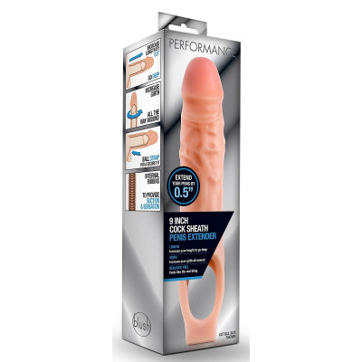 Телесная насадка на пенис 9 Inch Cock Sheath Extender - 22,2 см. Телесная насадка на пенис 9 Inch Cock Sheath Extender - 22,2 см.
