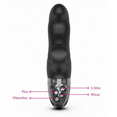 Черный вибратор-кролик с электростимуляцией Hop Hop Bob - 16 см. Черный вибратор-кролик с электростимуляцией Hop Hop Bob - 16 см.