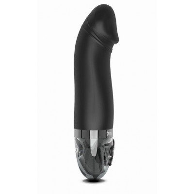 Черный вибратор с электростимуляцией Real Deal Neal - 16,5 см. Черный вибратор с электростимуляцией Real Deal Neal - 16,5 см.