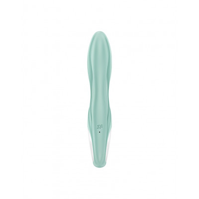 Зеленый вибратор-кролик Satisfyer Air Pump Bunny 5+ с функцией расширения - 20,4 см. Зеленый вибратор-кролик Satisfyer Air Pump Bunny 5+ с функцией расширения - 20,4 см.