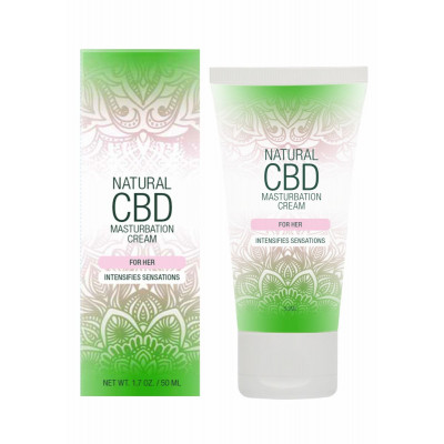Крем для мастурбации для женщин Natural CBD Masturbation Cream For Her - 50 мл. Крем для мастурбации для женщин Natural CBD Masturbation Cream For Her - 50 мл.