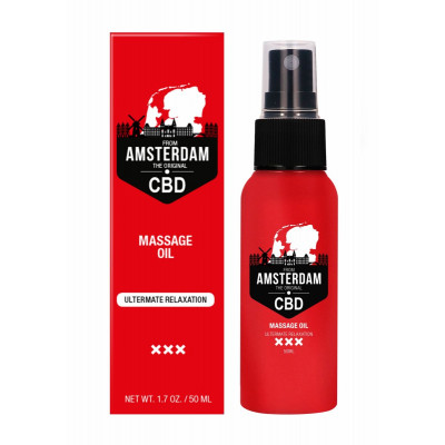 Стимулирующее массажное масло CBD from Amsterdam Massage Oil - 50 мл. Стимулирующее массажное масло CBD from Amsterdam Massage Oil - 50 мл.